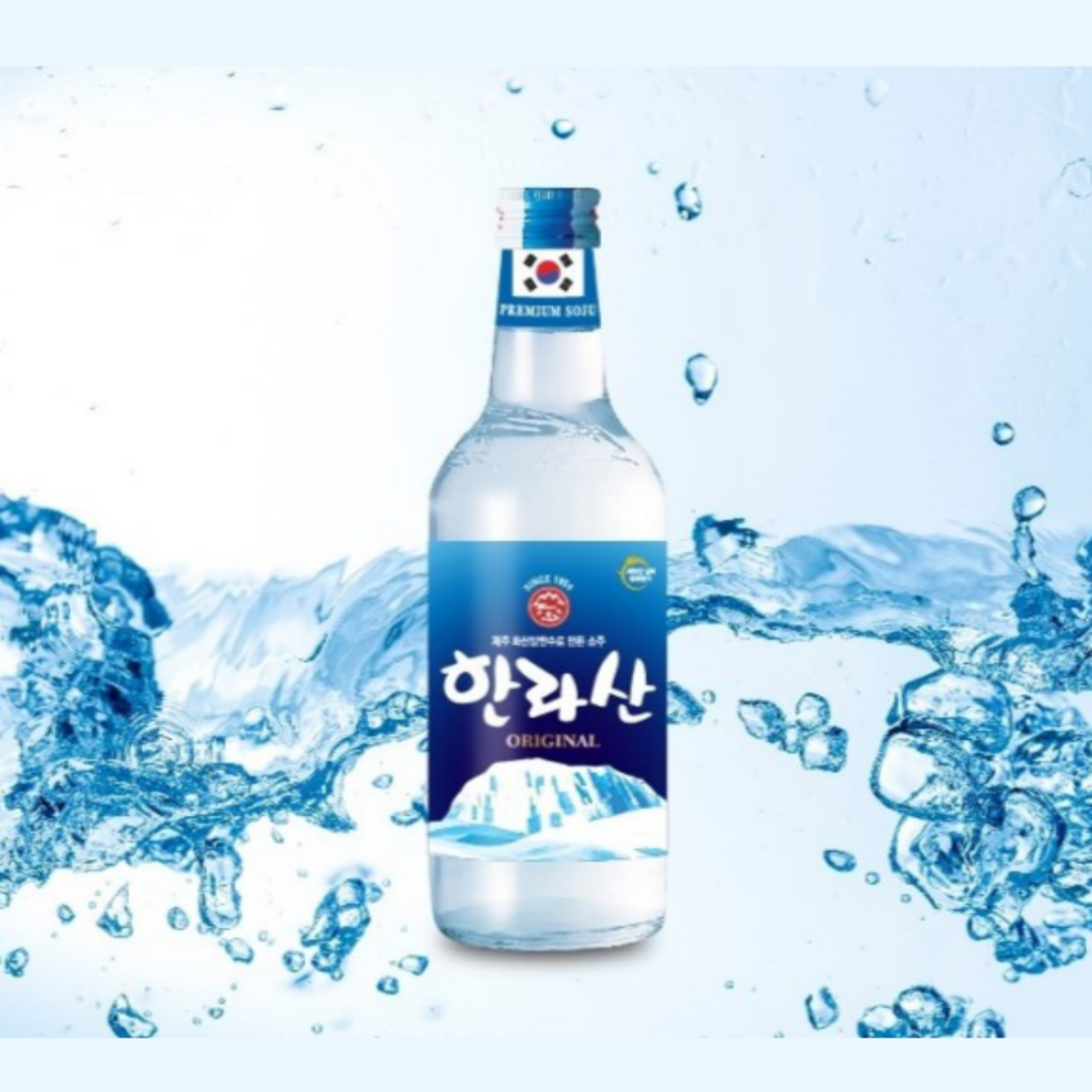 Jeju Hallasan Original Premium Soju 360ml (21% Alc)/한라산 오리지널 360ml (21% Alc)