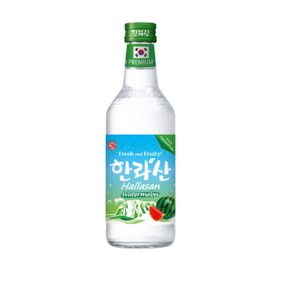 Jeju Hallasan Watermelon Premium Soju  360ml (12% Alc)/한라산 수박 360ml (12% Alc)