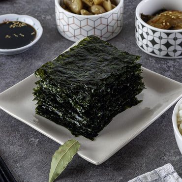 Sempio Jaerae Gim, Savory Roasted Korean Seaweed 20g(5sheets)/샘표 섬마을 재래김 20g(5매)