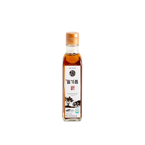 GaeSeong Perilla 180ml / 개성 들기름 통들깨 100% 180ml