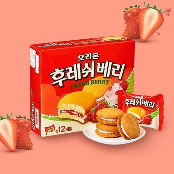 Orion Fresh Berry 12 packs(336g)/오리온 후레쉬베리 12개입 336g