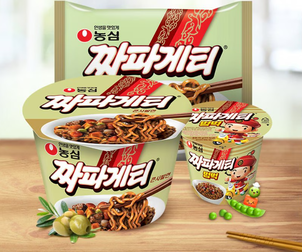 Nongshim Jjapageti Big Bowl 123g/농심 짜파게티큰사발 123g