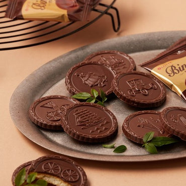 Lotte Binch Crispy Biscuit Covered with chocolate 204g/ 롯데 빈츠 204g