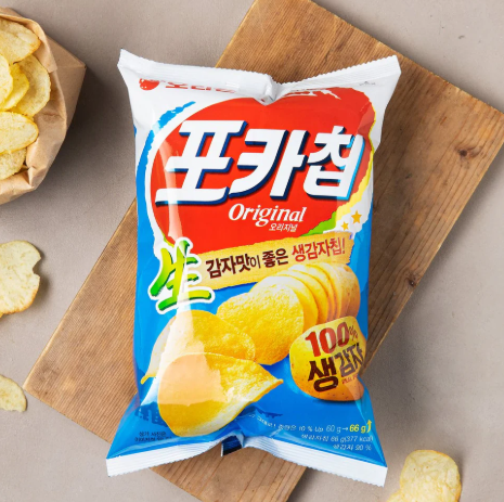 Orion PocaChip Onion Flavor 66g/오리온 포카칩 66g
