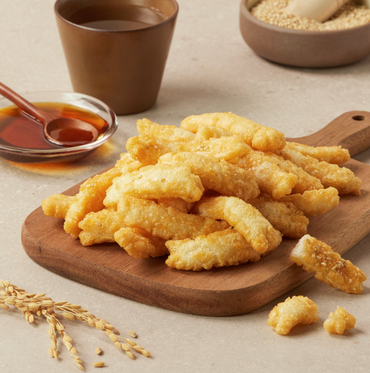 Nongshim Jo-Cheong Yugwa (Traditional Korean Rice Snack with Grain Syrup)  96g/농심 조청 유과 96g