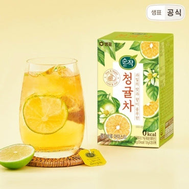 Sempio Green Tangerine Tea 36g(1.8gx20 teabags)/샘표 청귤차 36g(1.8gx20티백)