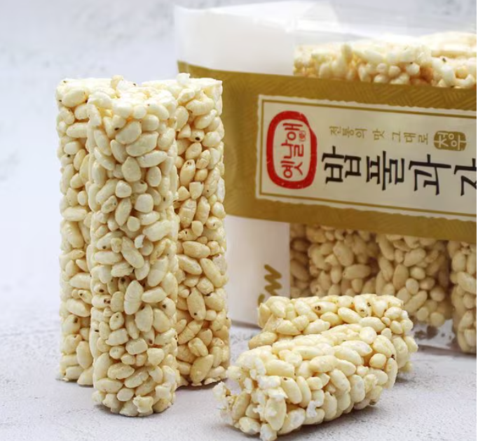 CW Old-Fashioned Rice Puffs Sweet Korean Snack 90g/ 청우 옛날애 밥풀과자 90g