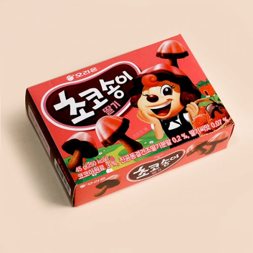 Orion Choco Songi Strawberry 45g/오리온 딸기 송이 45g