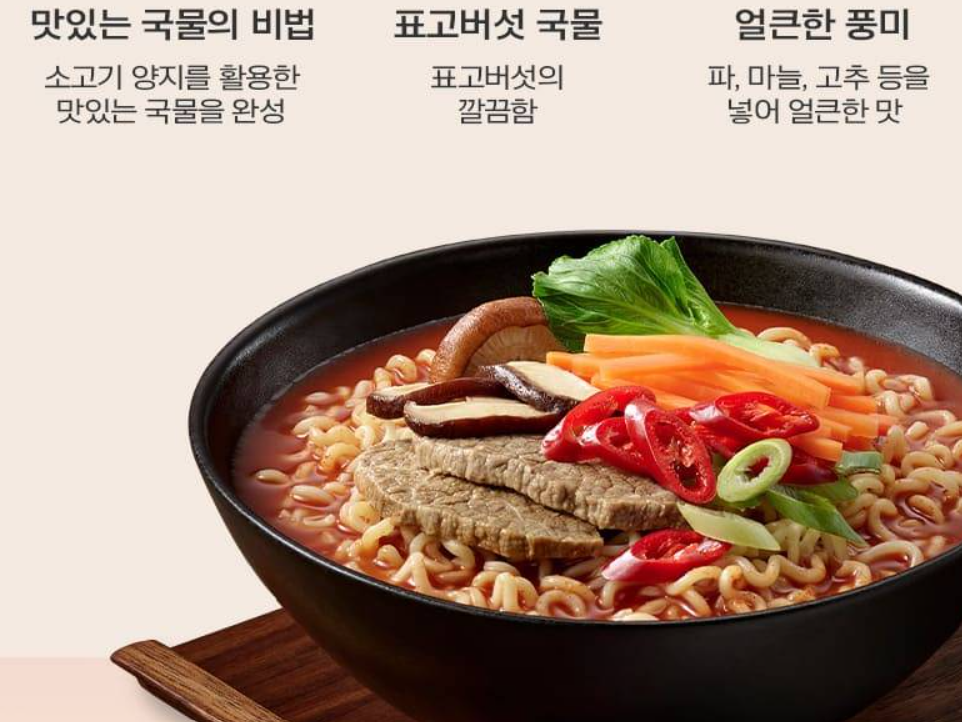 Samyang Spicy Ramyeon Multi Pack 120g x 5ea/삼양 라면 매운맛 멀티팩 120g x 5개입