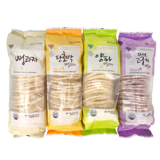 Shinyoung Puffed rice Purple Sweet Potato flavour 100g/신영제과  자색고구마뻥과자 100g