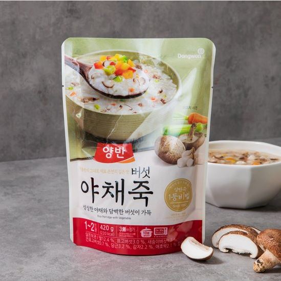 Mushroom Vegetable Porridge 버섯 야채죽 420g – leemart