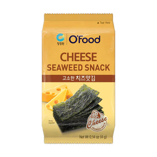 CJW Cheese Seaweek Snack 4g x 9 packs/ 청정원 고소한 치즈맛김 4g x 9팩