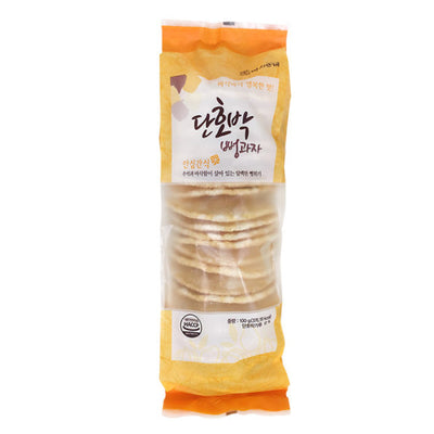 Shinyoung Puffed rice Sweet pumpkin flavour 100g/신영제과  단호박뻥과자 100g