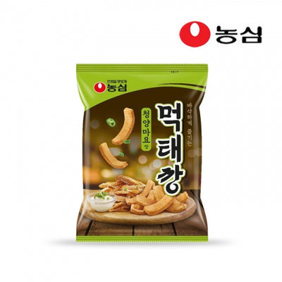 Nongshim Dried Pollack Snack Green Pepper Mayo Flavor 60g/농심 먹태깡 청양마요맛 60g