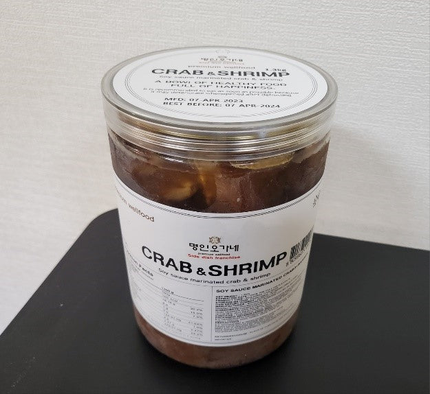 Soy Sauce Marinated Crab&Shrimp Set 새우간장세트 1.3kg (Crab3+Shrimp5)