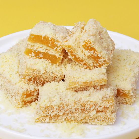 SRJ - Rice Castella Sweet Pumpkin Injeolmi 500G - 쌀카스테라 단호박인절미