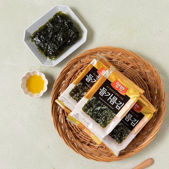 SEASONED LAVER WITH PERILLA OIL 양반 들기름김 12P