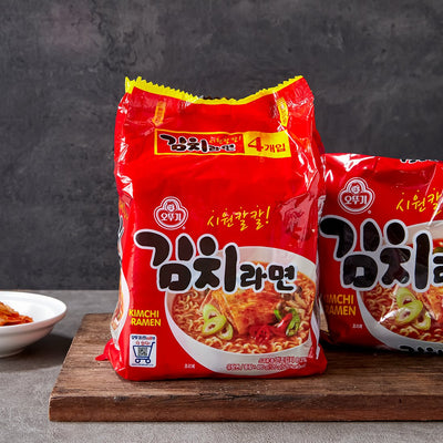 Ottogi Kimchi Noodle pack 120gx5ea/오뚜기 김치라면 멀티 120g*5