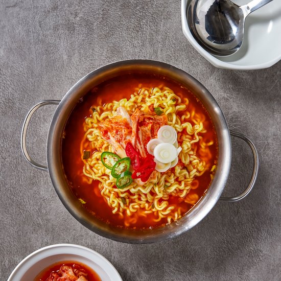 Ottogi Kimchi Noodle pack 120gx5ea/오뚜기 김치라면 멀티 120g*5