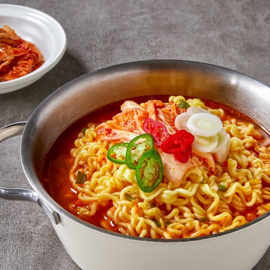 Ottogi Kimchi Noodle pack 120gx5ea/오뚜기 김치라면 멀티 120g*5
