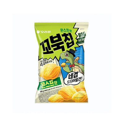 Orion Turtle Potato Corn Soup Flavored Chips 80g/오리온 꼬북칩 콘스프맛 80g