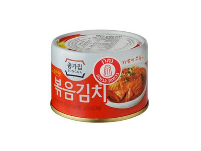 CJW Jonnga Fried Canned kimchi 160g/대상 고소한맛 종가집 볶음김치(캔) 160g