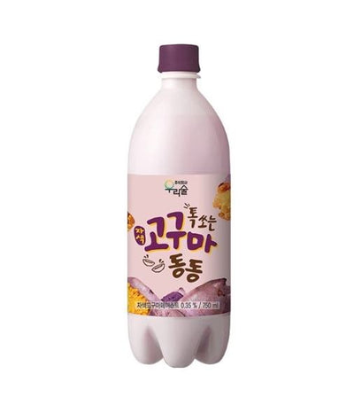 Woorisul Purple Sweet Potato Makgeolli  750ml/ 우리술 톡쏘는 고구마 동동 750ml