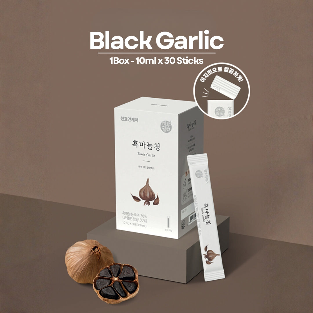 [CHUNHO N CARE] Black Garlic Stick 1 Box (10ml * 30Sticks) / 천호엔케어 흑마늘청 1박스(30포)
