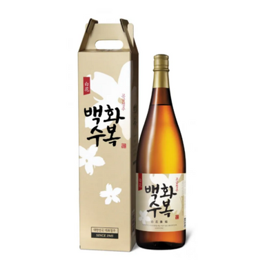 Lotte Baekhwasubok Rice Wine Sake 1.8ml/롯데 백화수복 1.8ml