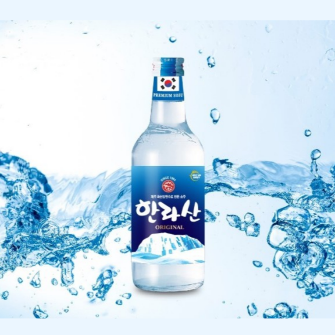 Jeju Hallasan Original Premium Soju 360ml (21% Alc)/한라산 오리지널 360ml (21 ...