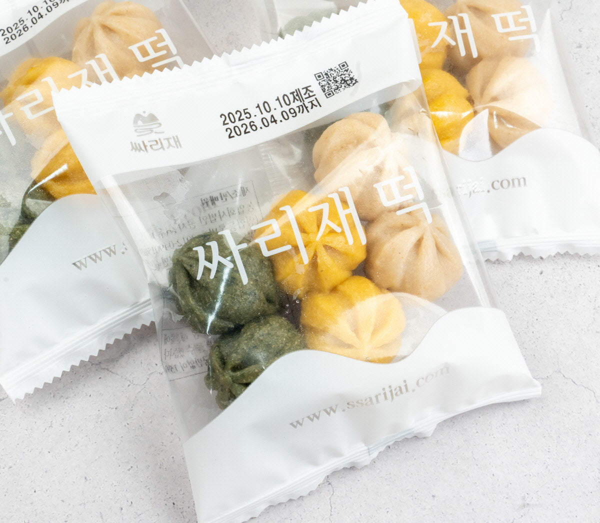 [KONG]Three-Color Honey Rice Cake 80gx5pack 콩사랑 삼색꿀떡 80gx5팩