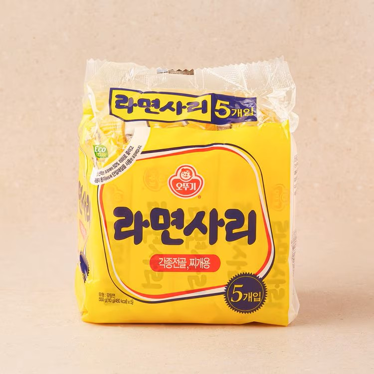 [Expiry Date: 14 Oct 2025] [OTOKI] Ramen noodle Ramensari (110gx5) / 오뚜기 라면사리 (110gx5)