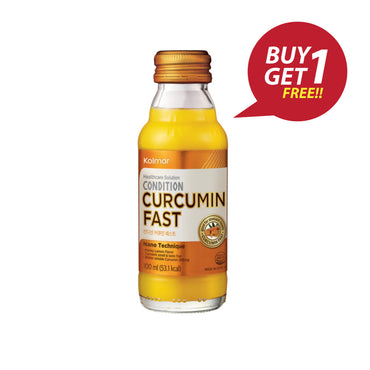 [1+1] Kolmar Curcumin Fast Drink 100ml x 10 bottle(1box) / Kolmar 커큐민(강황) 패스트 음료 100ml x10병(1박스)