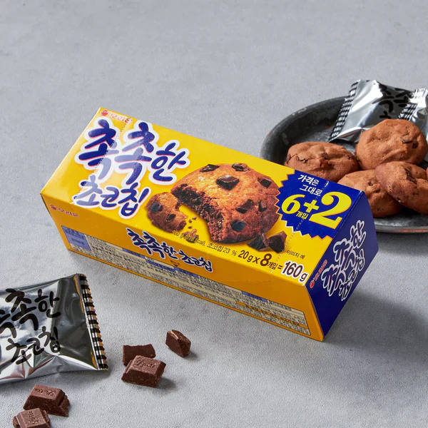 [Orion] Soft Choco Chip Cookie 160g (20g*8pcs) / 오리온 촉촉한 초코칩쿠키