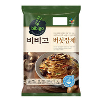 CJ-Stir Fried Glass Noodle with Mushroom 590g (3-4 portion)/CJ 비비고 버섯잡채 590g (3-4인분)