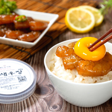 [Ohganae] Soy Sauce Marinated Peeled shrimp 200g 명인 오가네 깐새우장 200g