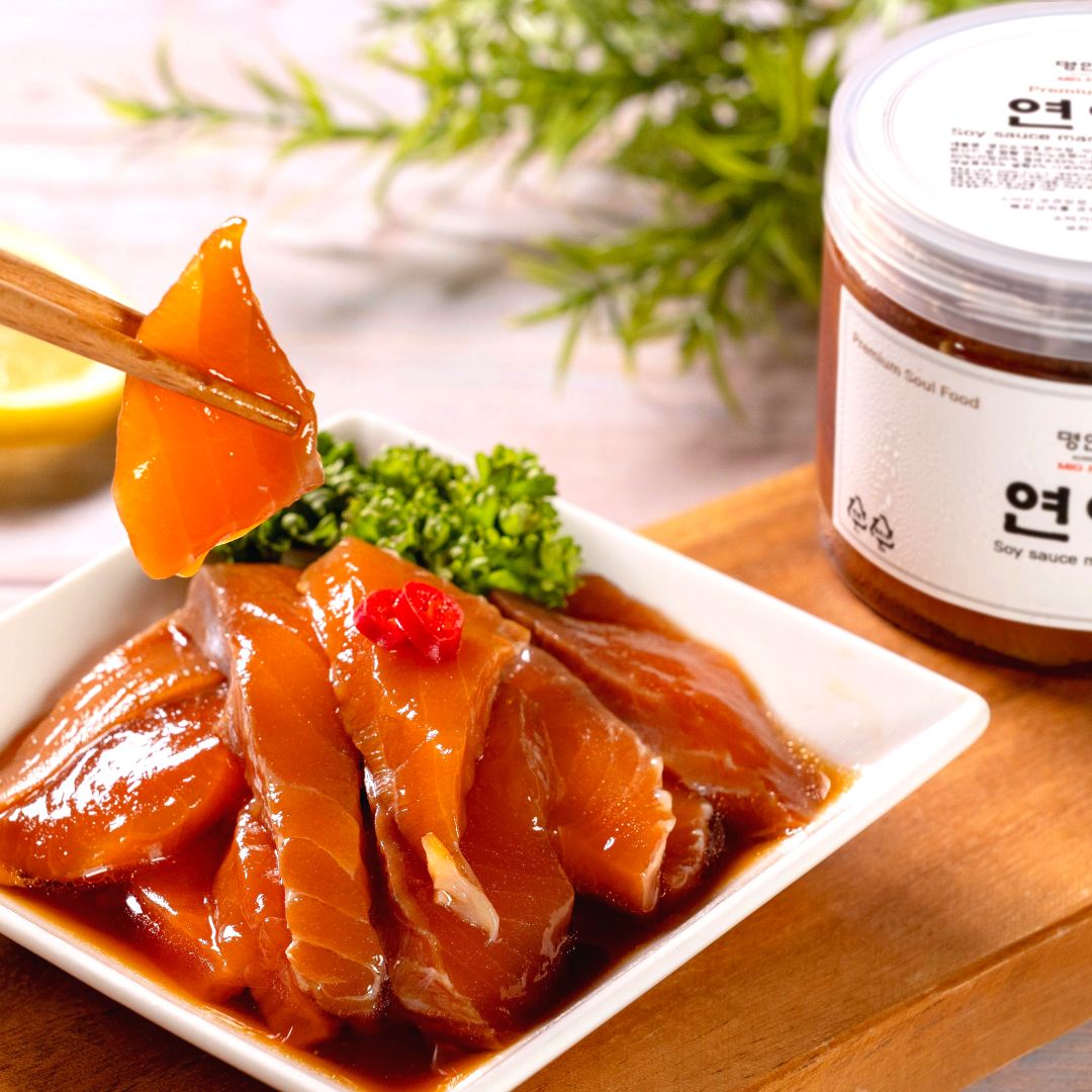 [Bundle Deal][Bundle Deal]Soy Sauce Marinated Crab1.2kg+Soy Sauce Marinated Salmon 200g