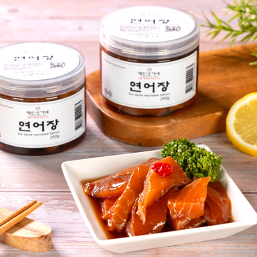 [Ohganae] Soy Sauce Marinated Salmon 200g 명인 오가네 연어장 200g