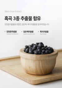[Sallim Baekseo]OBJET Black Grain Anti-Hair Loss Scalp Care Shampoo 1000ml 살림백서 흑곡 지성 두피케어 약산성 탈모증상완화 샴푸 1000ml