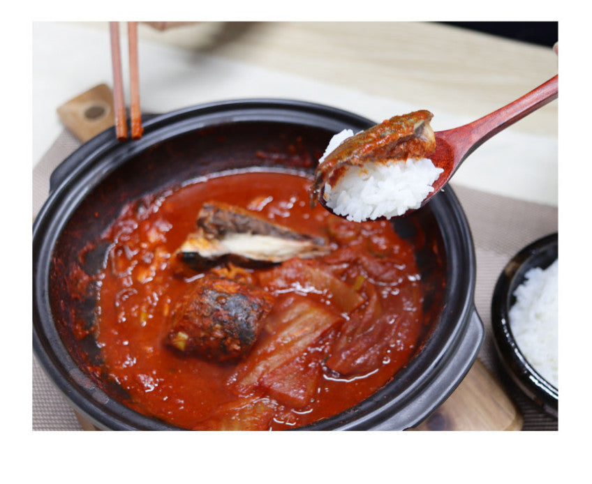 [cook&life]Korean Braised Mackerel with Kimchi 350g 쿡앤라이프 고등어 김치조림 350g