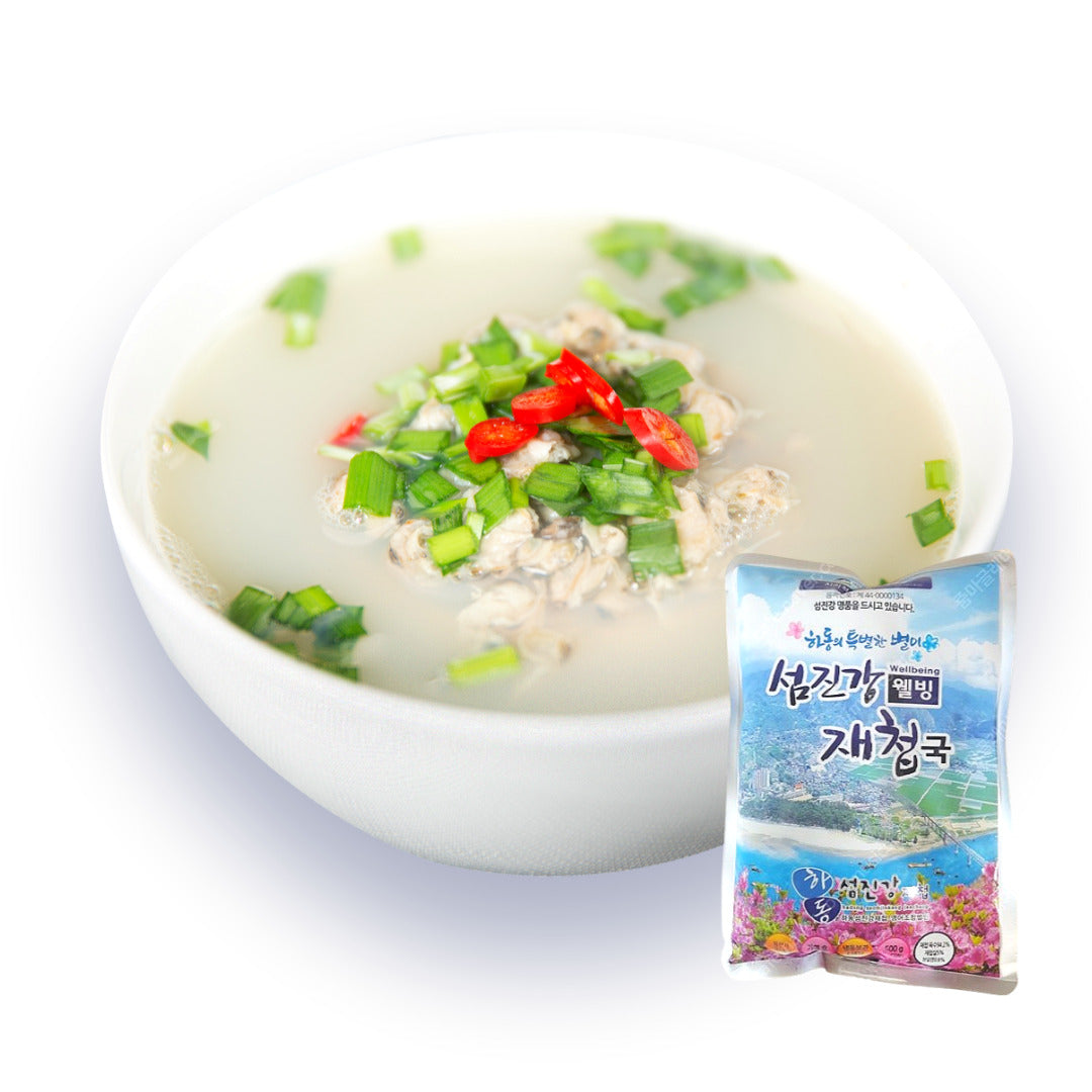 [SJG]Well-being Sommjin River clam soup 500g / 섬진강 웰빙 재첩국 500g