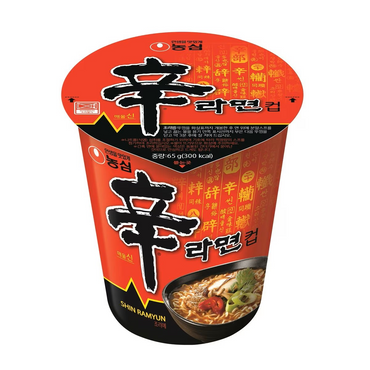 [Expiry date: 20 Oct 2025] [Nongshim] Shin Ramen Noodle Small Cup 65g / 농심 신라면 미니컵 65g
