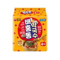 [Nongshim] Baehongdong Spicy Bibim Buckwheat Noodles (Makguksu) Multi (128gx4ea) / 농심 배홍동 막국수 멀티 (128gx4개입)