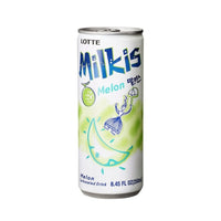 [Lotte] Milkis Melon Flavor Milk Soda 250ml Can / 롯데 칠성 밀키스 캔 멜론맛 250ml