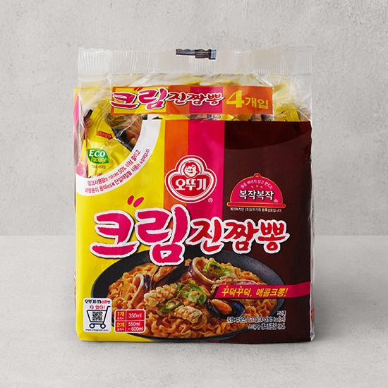 [Expiry Date: 6 Oct 2025] [OTOKI] Cream Jinjjambbong Multi (130g*4) / 오뚜기 크림 진짬뽕 멀티 (130g*4)