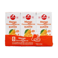 [Seoul Milk] Sterilized Milk Mango Flavored 190ml*6Packs / 서울우유 망고맛 190ml*6개