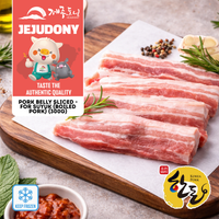 [JEJUDONY] Premium Jeju Pork Belly Sliced Frozen (For Steaming) 300g 제주도니 제주돼지 냉동 삼겹살 (수육용) 300g
