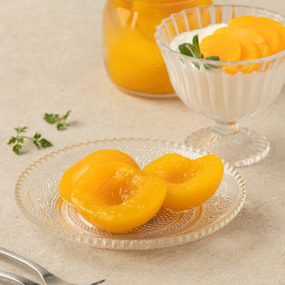 SP Canned Yellow Peaches Halves 황도 통조림 400g