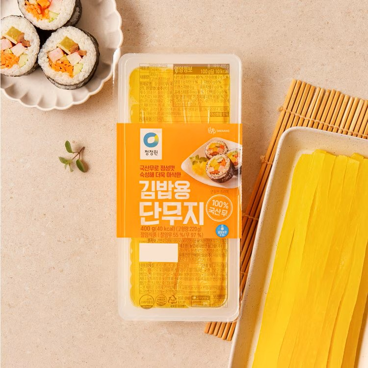 [CJW] Kimbap Pickled Radish 400g  / 청정원 김밥용 단무지 400g