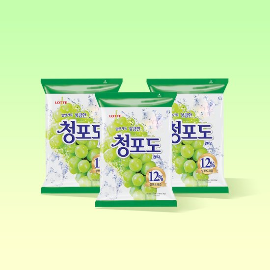LT Grape Snack 청포도 캔디 127.5g